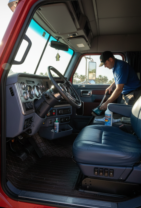 interior truck detailing ceramic coating